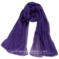 New Design 180*90cm plain Top selling cotton linen scarf shawl shimmer women hijab